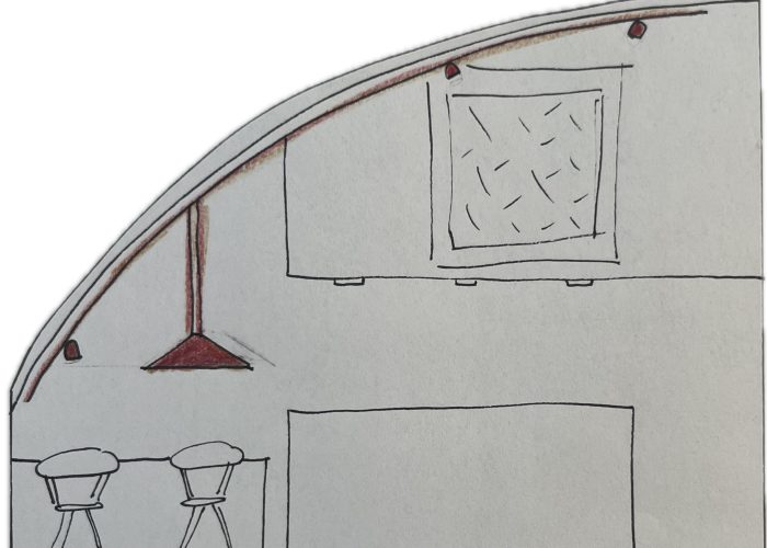 1. schets eettafel